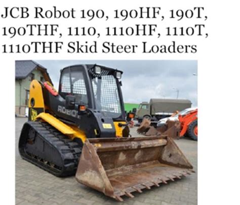 jcb robot skid steer review|jcb 1110t problems.